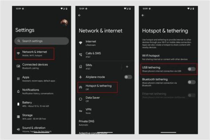 No internet connection in cmd and msys2 when using USB Tethering and Wifi Hotspot on PdaNet+
