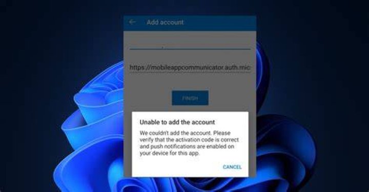 Office error: "We weren't able to register your device and add your account to Windows."