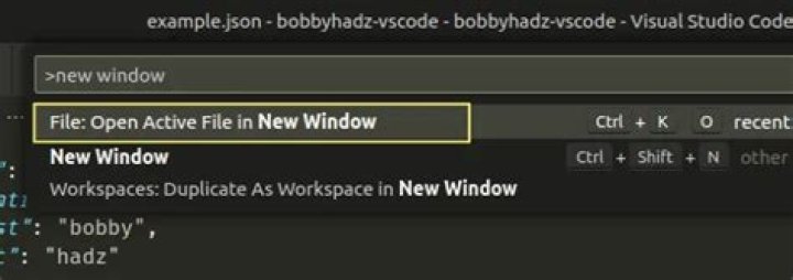 Open Active File in New Window