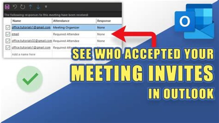 Outlook calendar - see who has accepted a meeting without being the meeting organizer