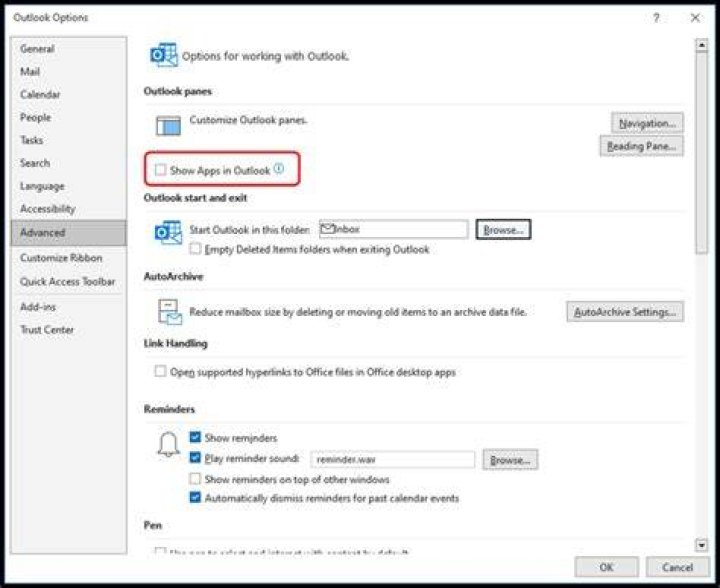 Outlook Options