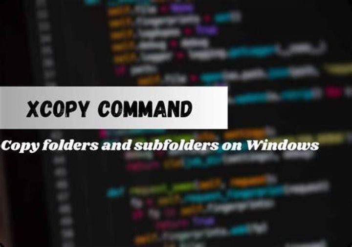 Overwrite folder with Xcopy