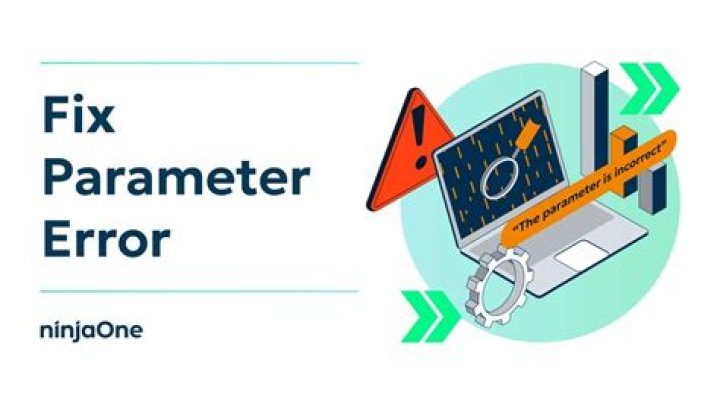 Parameter Incorrect error dialog