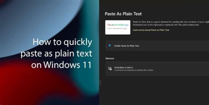 Paste as 'Keep Text Only'