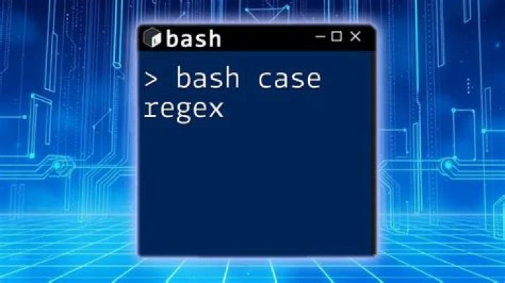 Pattern matching in bash to use in case-statements (instead of regex)