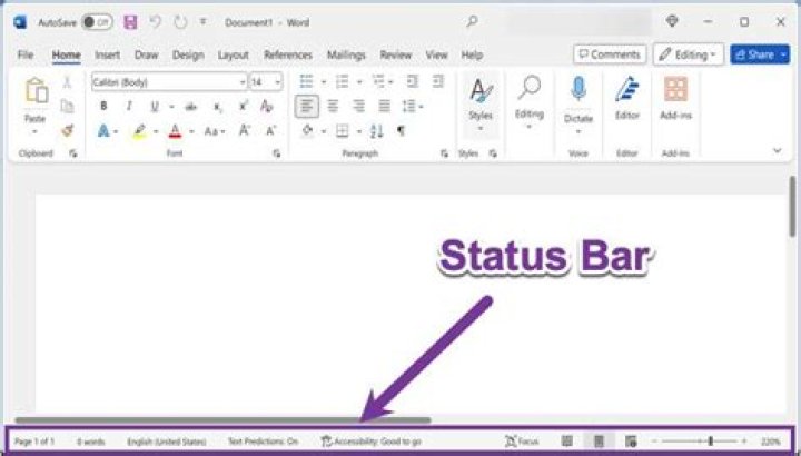 picture of status bar with language enabled