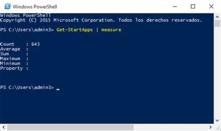 Powershell shorcut count