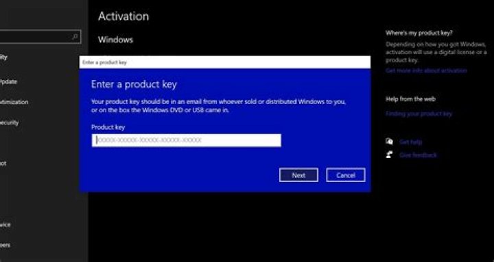 product key