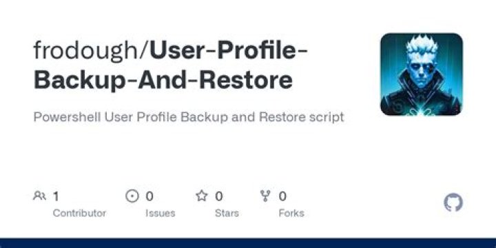 profile backup and restore