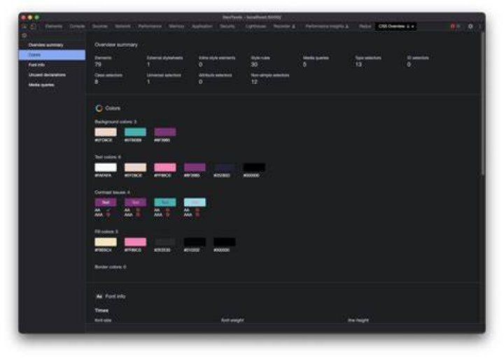 properties - colors tab