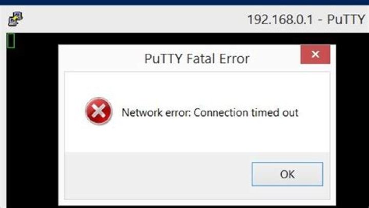 putty fatal error