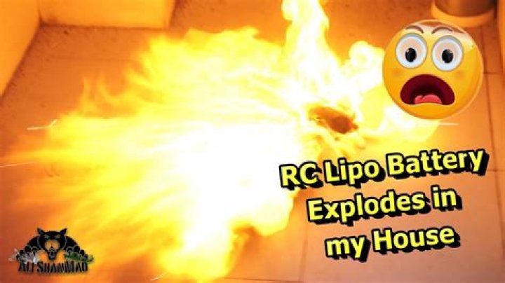 RC LiPo battery fire