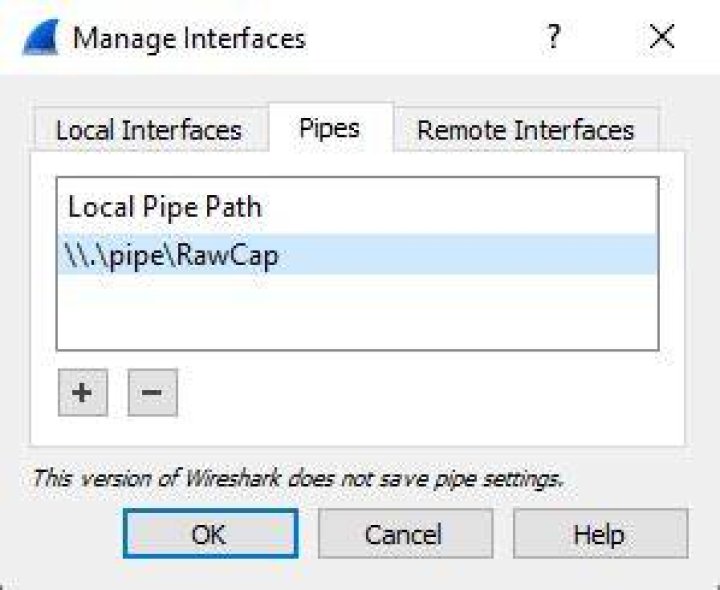 Real-time loopback interface packet capture on Windows with RawCap, Wireshark, and some pipe utility