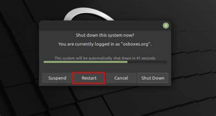 Rebooting Linux from script