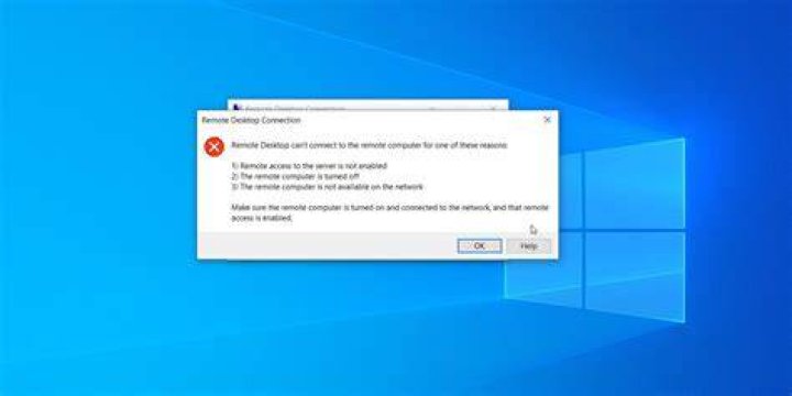Remote Desktop Connection error message: The connection cannot be completed because the remote computer that was reached is not the one you specified.