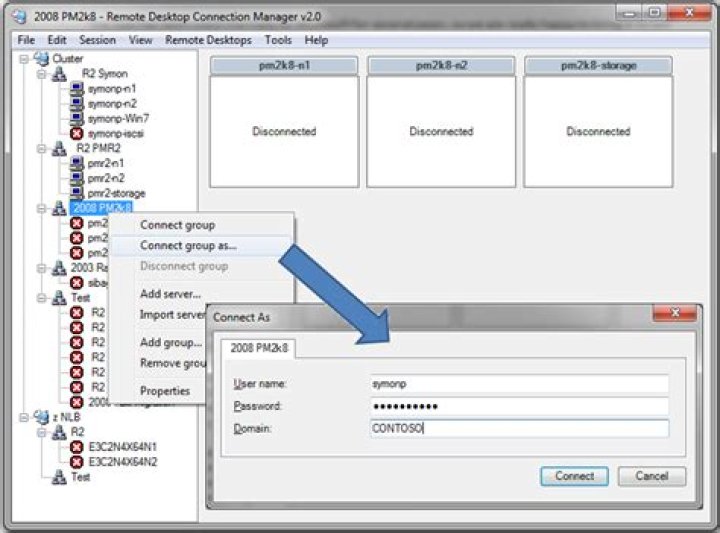 Remote Desktop Connection Manager Delete Profile