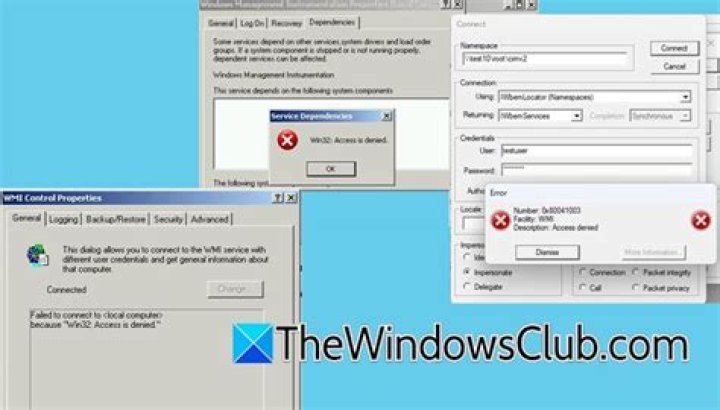 Remote WMI keeps returning Access Denied