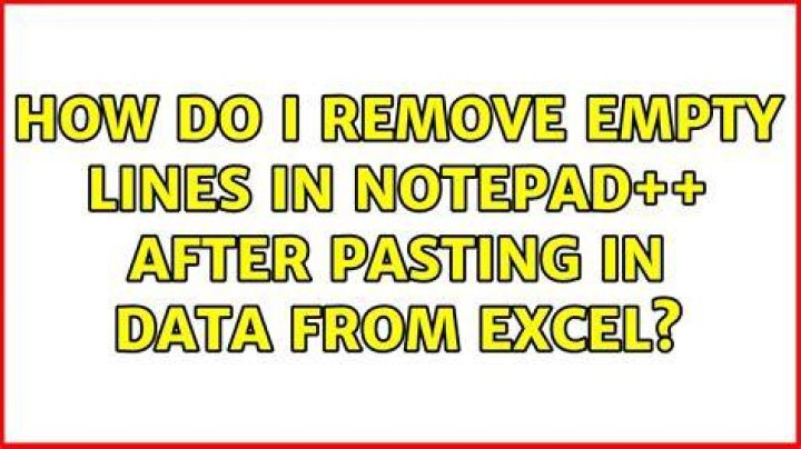Remove empty lines and spaces in Notepad++?