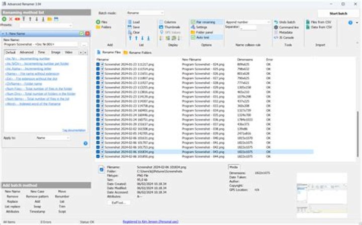 ReNamer 'remove' rule