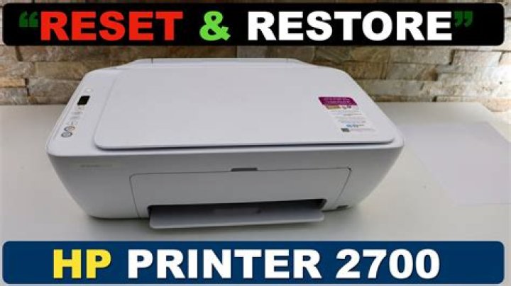 Resetting HP printer's catridges