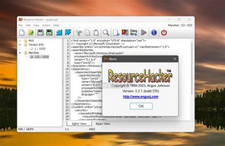 Resource Hacker MSSTYLES