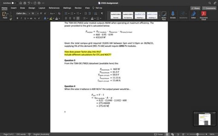 result of equation alignment