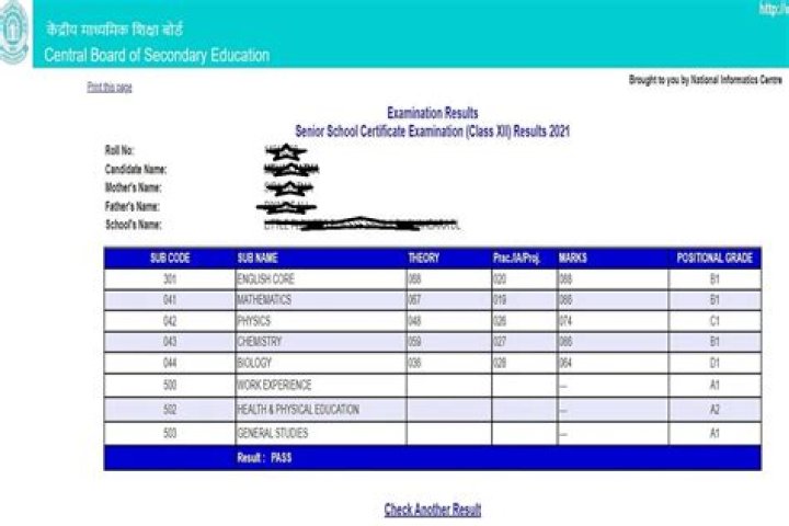 Result screenshot