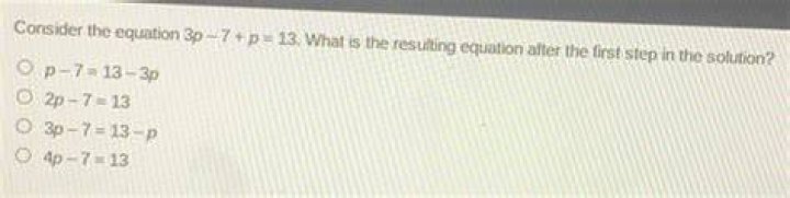 Resulting equation