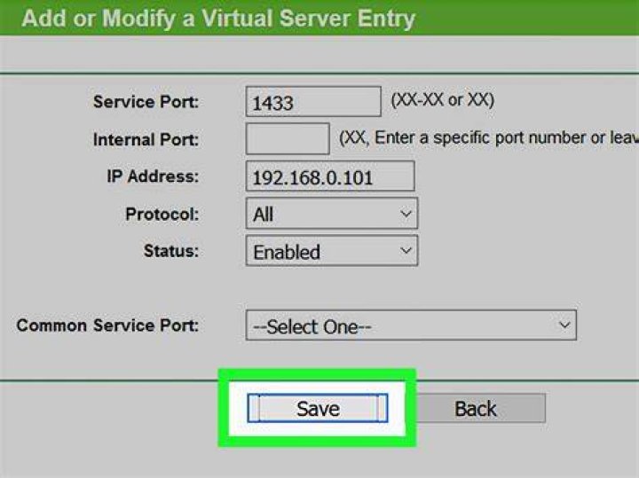 Router Port Forwarding