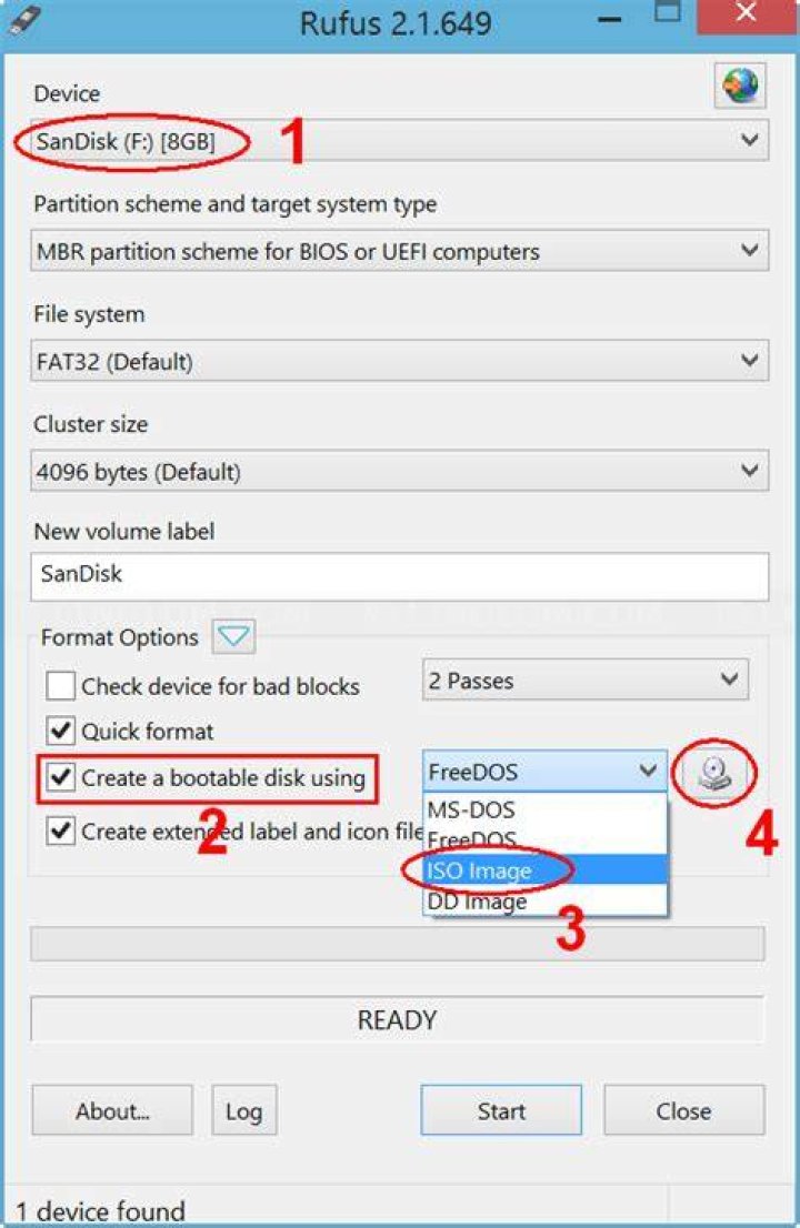 Rufus - select image