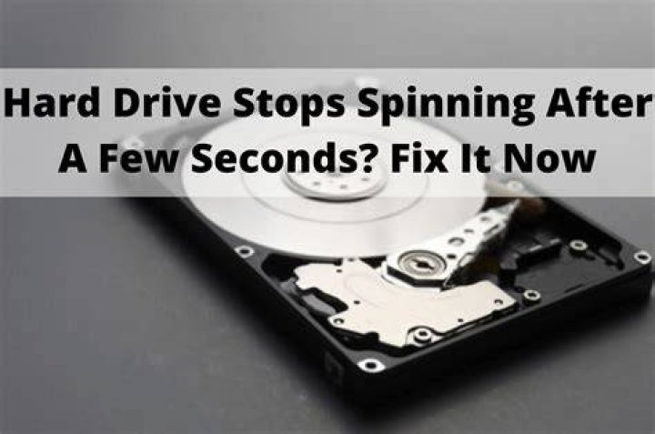 Sata Hard Drive Spins then stops