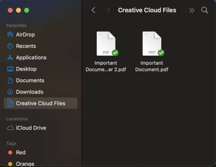 screenshot - creative cloud files in windows explorer