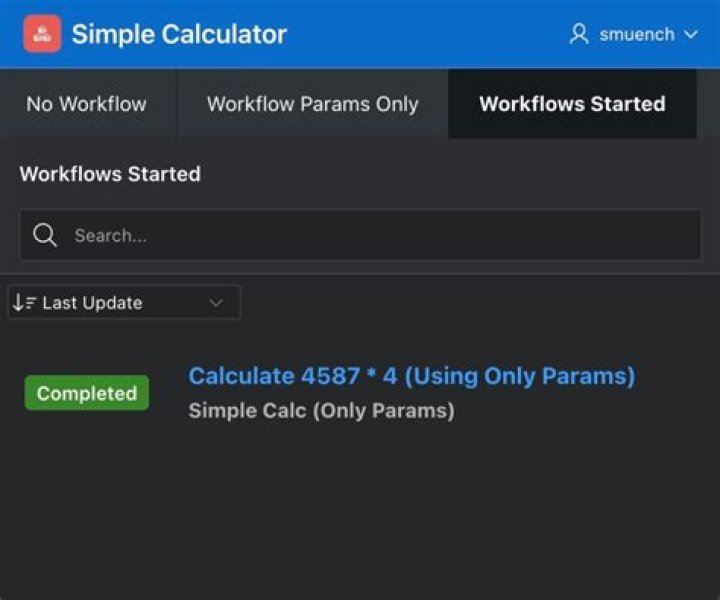 Screenshot of clicking calculate