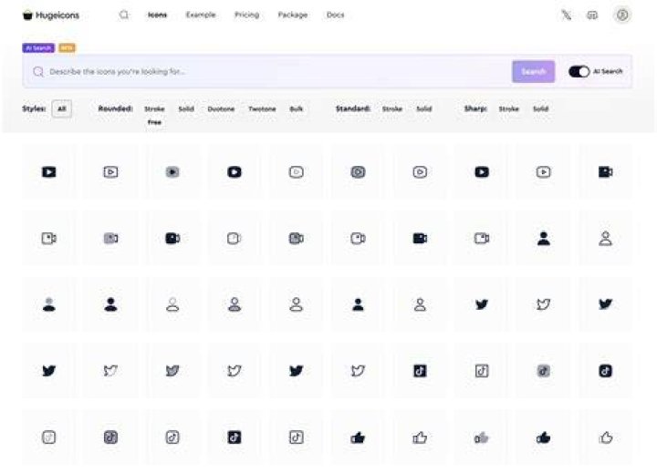 Screenshot of imageres.dll icons