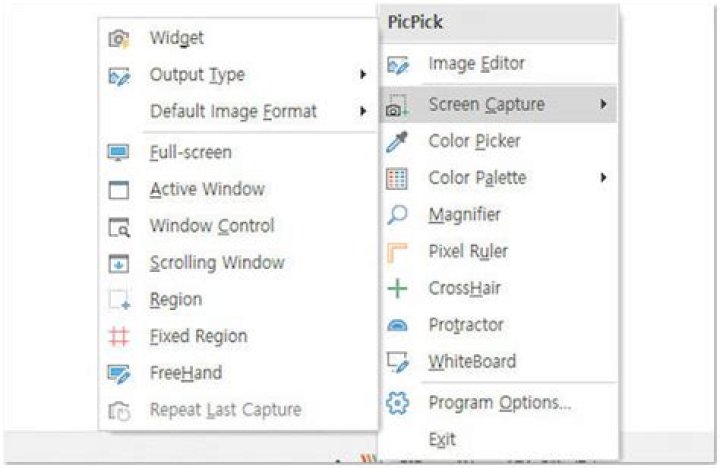 Scrolling window capture