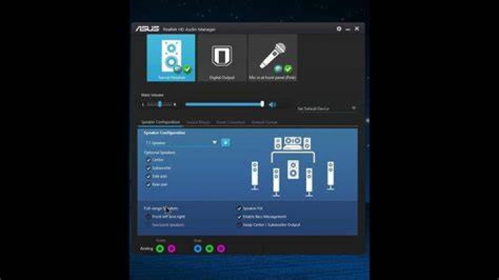 Sending audio signal to both front and back jack panels, Win10