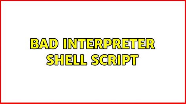 Shell script - bad interpreter: Operation not permitted