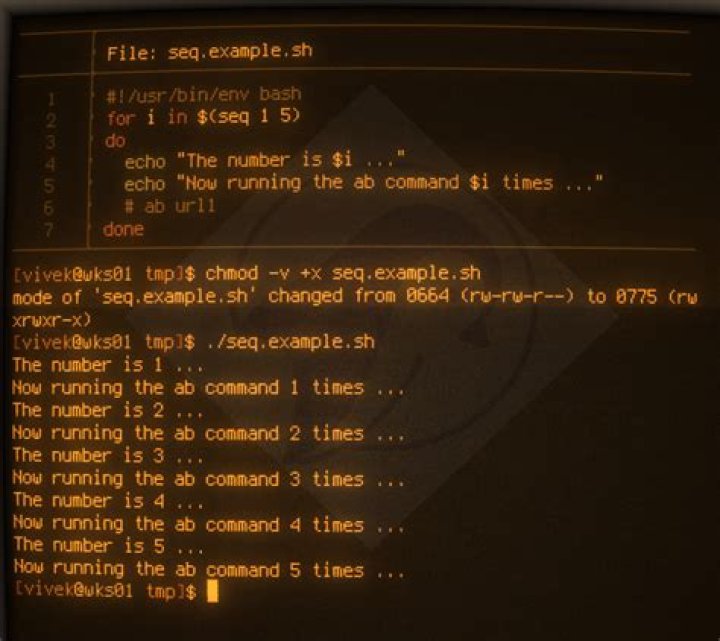 shell script loop through list line by line
