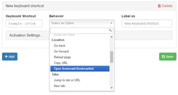 Shortcut to open specific bookmark / URL in Chrome