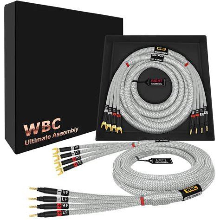 Silver box joining black cables