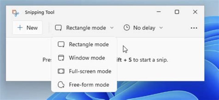 Snipping Tool Options