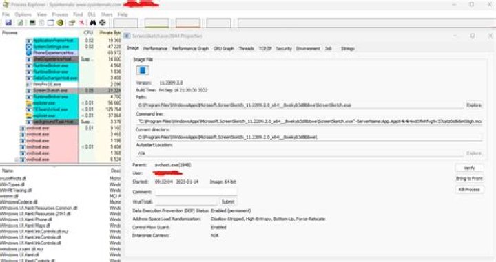 SnippingTool.exe not located where it appears to be?