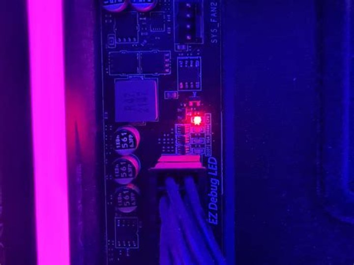 solid white debug light for CPU on new computer?