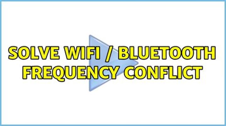 Solve WiFi / Bluetooth frequency conflict