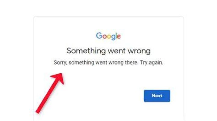Something went wrong