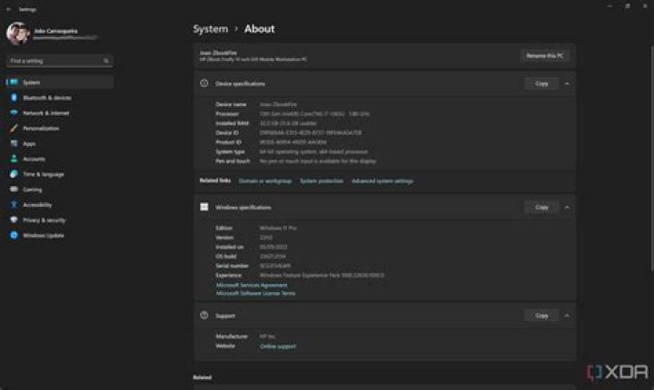 System Specs