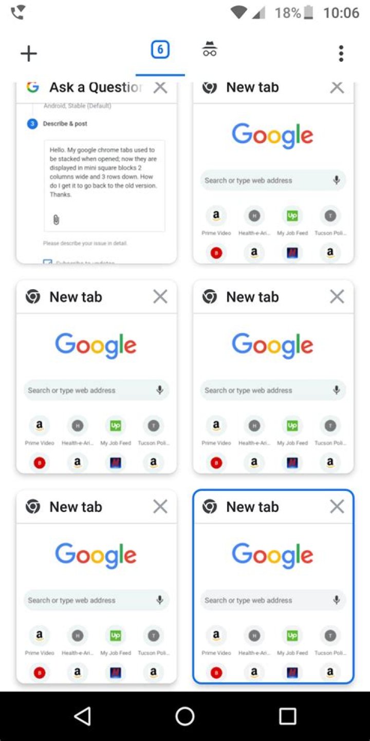 Tab Overview
