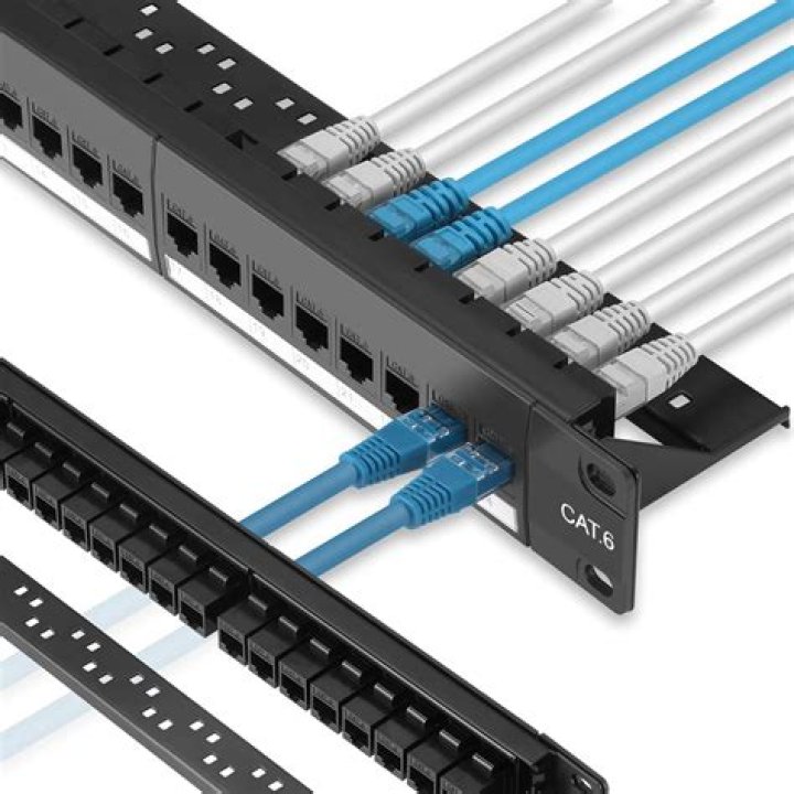 Terminating cat 6 at patch panel