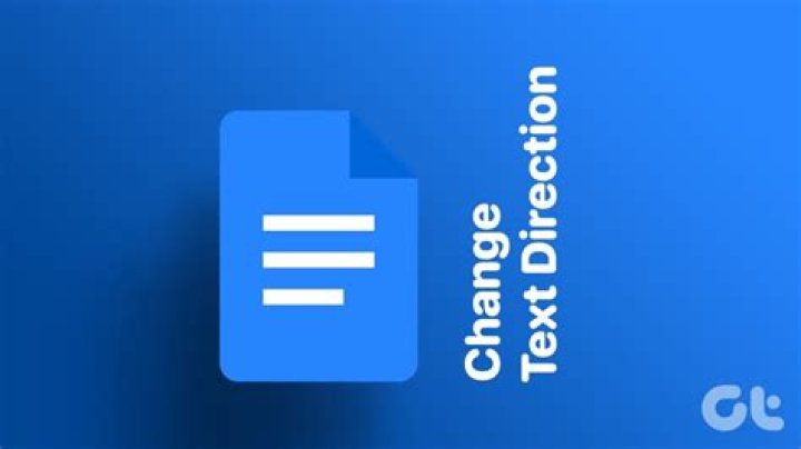 text direction