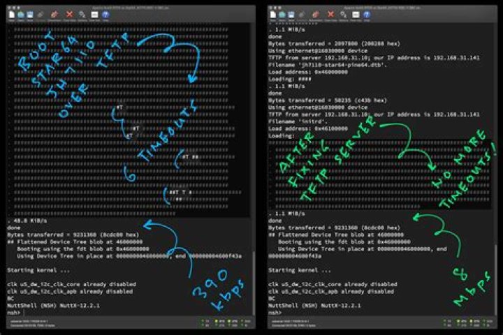 TFTP Timeout with no apparent cause